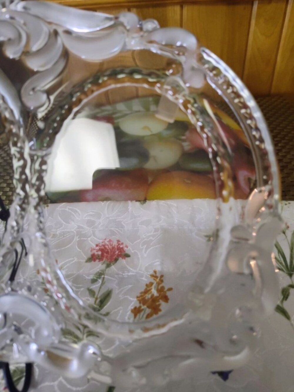 Mikasa Princess Crystal Clear and Frost Triple Oval Pic 3.25 x 4.5 In - Picture 4 of 7